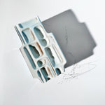 Load image into Gallery viewer, Brutalist porcelain vase