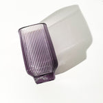 Load image into Gallery viewer, Ribbed glass vase
