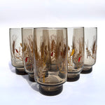 Load image into Gallery viewer, Vintage LUMINARC Tivoli harvest glasses