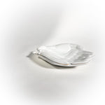 Load image into Gallery viewer, Milk glass ashtray/ trinket holder mai