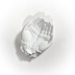 Load image into Gallery viewer, Milk glass ashtray/ trinket holder mai
