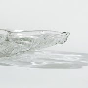 Art nouveau crystal plate