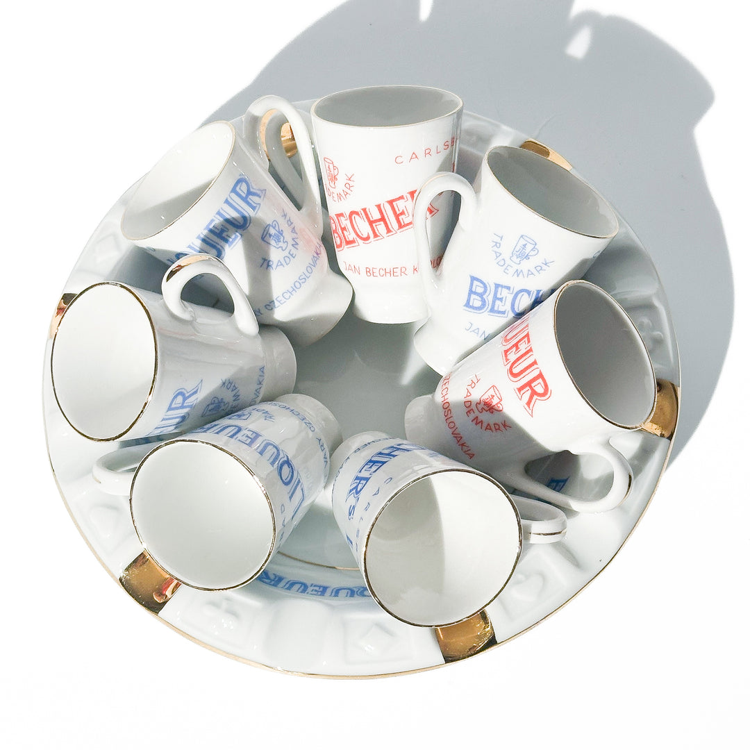 Iconic Becherovka porcelain set