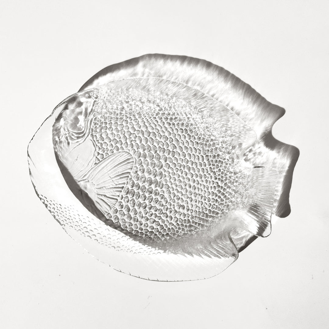 Fish serving plate
