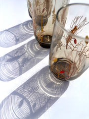 Vintage LUMINARC Tivoli harvest glasses