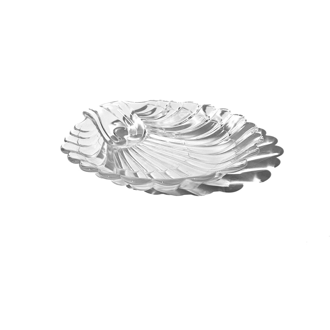 Shell glass dish