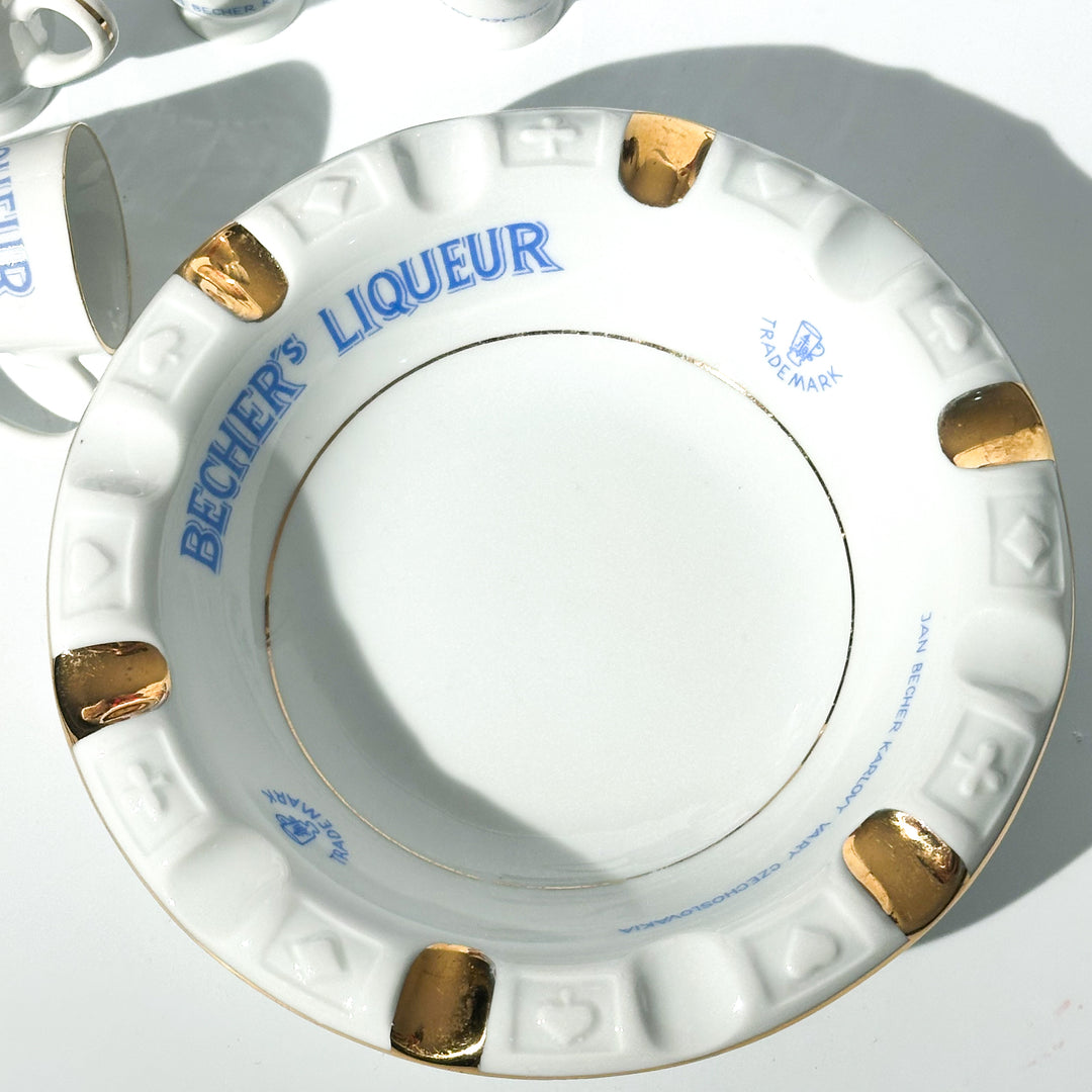 Iconic Becherovka porcelain set