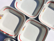 Porcelain salad dishes