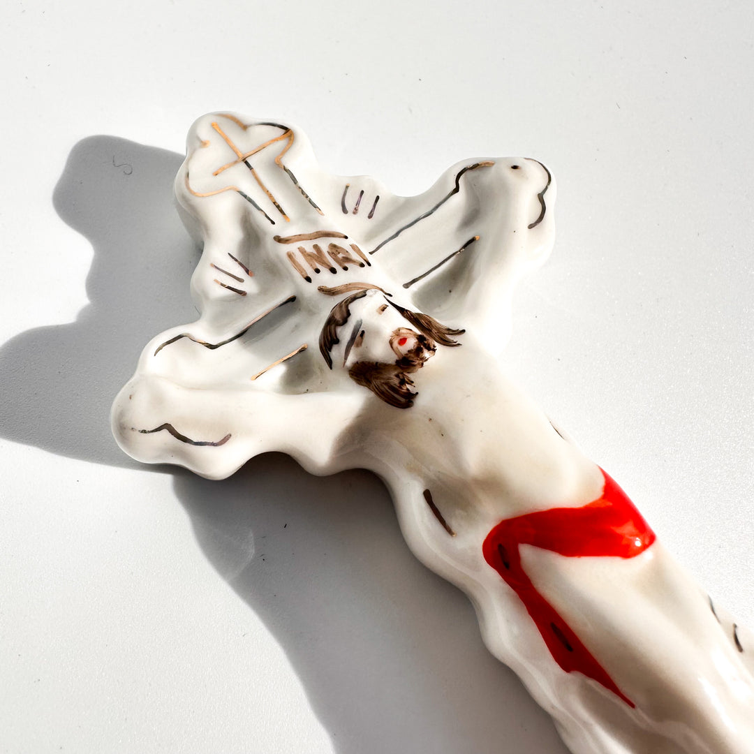 Ceramic crucifix